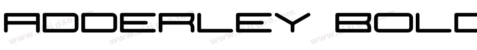 Adderley Bold字体转换